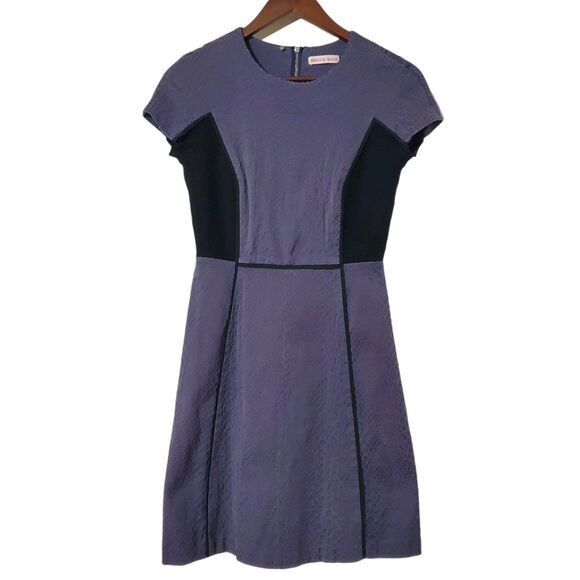 Rebecca Taylor Snake Jacquard Fit and Flare Knit Dress Size S Short Sleeve Women - Picture 3 of 10